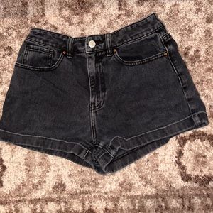 PacSun Black Mom Jean Shorts